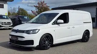 Vw caddy mk5 long wheel base modified Lowered alloys splitter sidebars spoiler leather