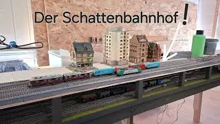 Ein Schattenbahnhof in Spur N mit 3 Gleise und 18 Weichen (Modeleisenbahn Spur N)