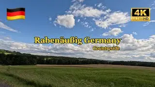 Scenic Summer Drive Through Raben&auml;u&szlig;ig, Germany | Countryside Beauty Tour 4K UHD
