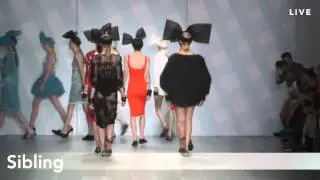Sibling Final Walk at LFW SS15