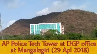 [Bike View] Ap Police Tech Tower At DGP Office At Vijayawada To Guntur Highway 29 Apl 2018