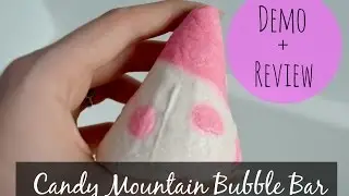 LUSH  Candy Mountain Bubble Bar Demo + Review! | Cerys Taylor