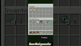 Make Bone Meal generator #Mine_Lord #Minecraft #Shorts