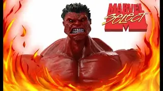 Marvel Diamond Select Red Hulk action figure unboxing toy review 2018