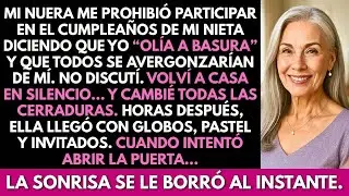 Mi nuera me prohibió ir al cumpleaños de mi nieta  Horas después… Hice algo que ella jamás olvid