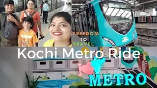 KOCHI | METRO RIDE | PETTA TO ALUVA RETURN JOUNERY | VLOG 05 | Tour Feast