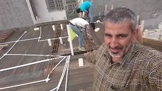 قاعدة الدرج وتسليح جسور السقف \ الحداد حسين الحاج جبار 0770398662