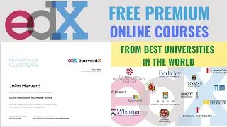 EDX Free Online Premium Courses From World's Top Universities |Harvard Courses |