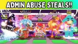 I STOLE THE CRAZIEST BRAINROTS FROM VALENTINES ADMIN ABUSE!! *INSANE!!!* Steal a Brainrot ROBLOX!