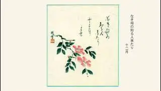 【絵の紙上展示パート5】色紙に俳画を描く。
