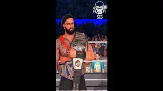 Roman Reigns Double Championship Entrance WWE 2K22 Mods #shorts