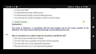 NISM XA : Investment Advisor Level 1 Mock Test-3 Based on the updated syllabus