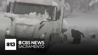 Sierra residents dig out after latest round of snow