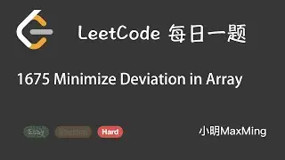 Leetcode 1675 Minimize Deviation in Array