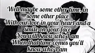 Elvis Presley - Do You Know Who I Am (Lyrics)