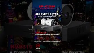 IP-COM NVR3104-4P  4-Channel PoE UHD Network Video Recorder NVR
