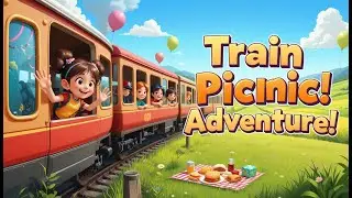 🌟 Tina&rsquo;s Train Picnic Adventure | Kids Animated Story | 3-Minute Cartoon