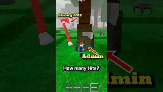 🪓Strong AXE vs Admin🔨...99 nights in the forest #99nightsintheforest #99nights #roblox