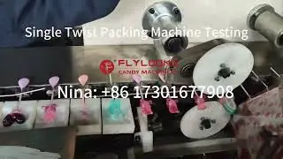 #candy#machine#candymachine flat lollipop single twist packing machine ​welcome contact with me ​