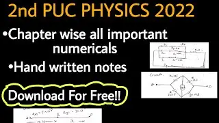 PHYSICS CHAPTER WISE NUMERICALS| PHYSICS PASSING PACKAGE|HOW TO SOLVE PHYSICS NUMERICALS