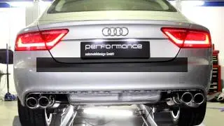Audi A6/A7 with performance flap exhaust system by Cargraphic