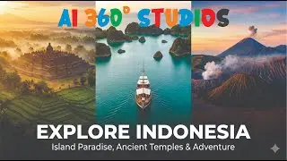 AI 360&deg; Studios and 360&deg; Virtual Tours of Indonesia's Incredible Scenes and Hidden Gems.
