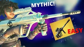 HOW TO EASILY GET SLONE'S BURST RIFLE IN FORTNITE. Best op weapon and drop spot. How to win.