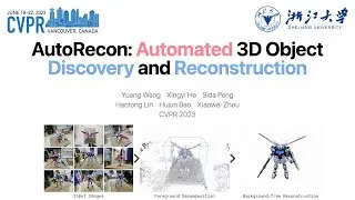 AutoRecon: Automated 3D Object Discovery and Reconstruction (CVPR 2023 Highlight)