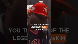 The son of Rakim the legendary MC #youtubeshorts #trending #shortvideo #shorts