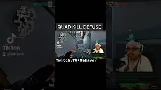 Quad Kill Defuse on Valorant
