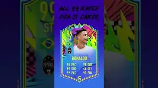 Every 99 rated Fifa 21 card #shorts