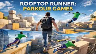 Rooftop Runner Parkour Gameplay | Extreme City Rooftop Run 🏃&zwj;♂️🔥