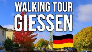 Walking in Gie&szlig;en, Germany 🇩🇪 2025 | City Walk with natural sounds [4K]