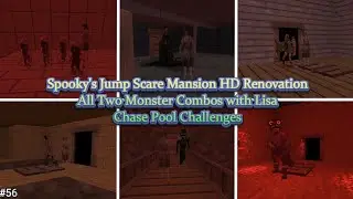 All Two Monster Combos with Lisa | Spooky's Jump Scare Mansion HD Version