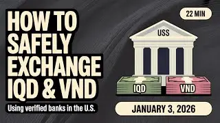 Как безопасно обменять иракские динары (IQD) и вьетнамские донгы (VND) в США, используя проверенн...