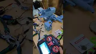 Testing 3D printed retracts on CH53 Sea Stallion RC helicopter #shorts