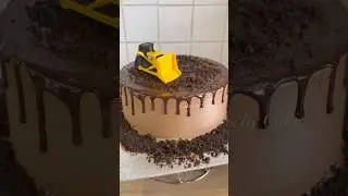 Construction Site Cake loaded with chocolate & cookies dust #cakedecorating #instacakes #chocolate