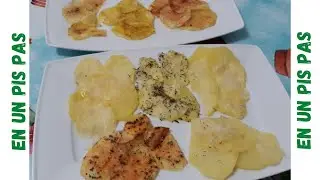 PATATAS *CHIP EN EL *MICROONDAS VARIOS SABORES Y SIN GRASA Y *EN UN PIS PAS