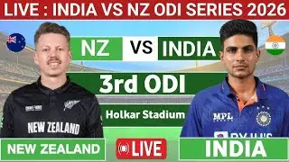 India vs New Zealand Live 3rd ODI | Full Match Score Update #indvsnz