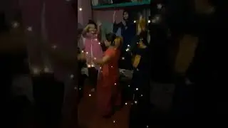 Rohingya some girls dancing in the wedding celebration house.