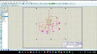proteus professional 8 pcb designing / Astable multivib using ic555/schemtic/double layer/pt1