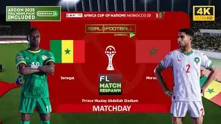 AFCON 25 MODS Pack + Final Match RESPAWN Senegal VS Morocco | 4K UHD | FL26+MODS | This is realism