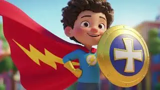 God Protects Me! 🛡️ Psalm 3 for Kids | Bible Songs for Children | No More Fear!