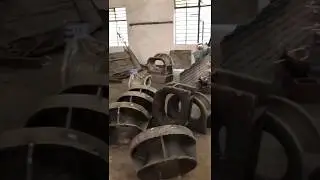 The marine deck hardware production site, bollards, cleats,  fairleads etc.