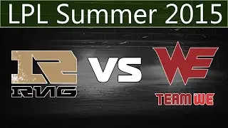 RNG vs WE Game 1 | Royal Never Give Up vs Team WE (13.06.2015) [LPL Summer 2015]