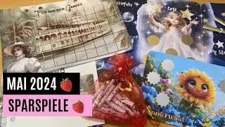🐝🍓🐝 Sparspiele und Challenges 🐝🍓🐝 3. Woche | Teil 1  | Mai 2024 Budget | Sparen | Umschlagmethode