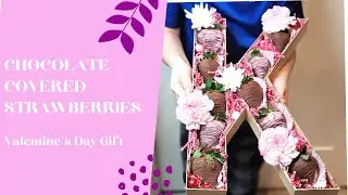 Valentines Day/Mother's Day Chocolate Covered Strawberries In A Letter Box.