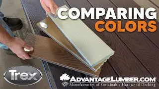 Color Comparison of Trex Decking - Trex Select and Trex Enhance