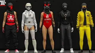 GTA 5 ONLINE PACK DE TRAJES FEMININO TRYHARD FEITO NA SESSÃO!! 5 VERY EASY FEMALE TRYHARD OUTFITS.