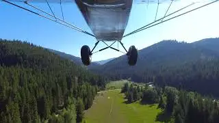 Take off from Cayuse Creek Idaho C64 - Edge Performance EP912STi powered RANS S-7S